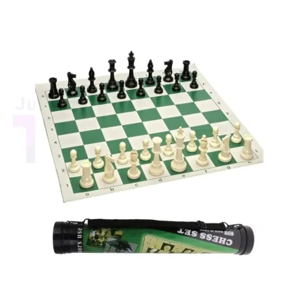 Ajedrez Profesional De Lona Estuche Tubular 50 cm x 50 cm