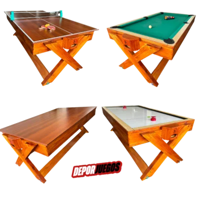 Mesa multifuncional 4 en 1 Giratoria