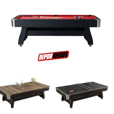 Mesa Multijuegos 3 en 1